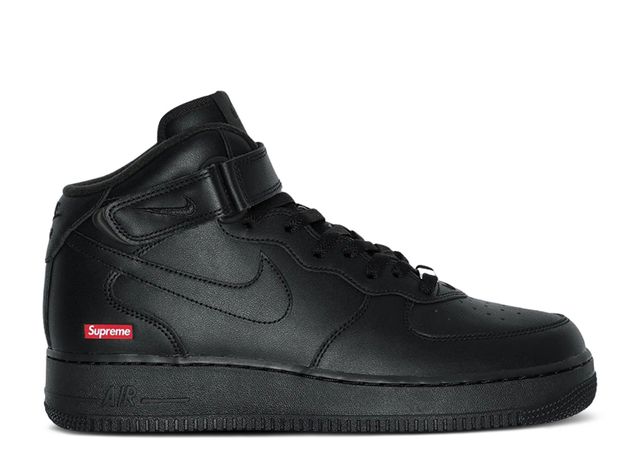 Nike Air Force 1 Mid Supreme Black