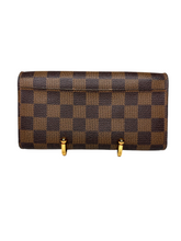 Load image into Gallery viewer, Louis Vuitton Sarah Wallet Damier Ebene
