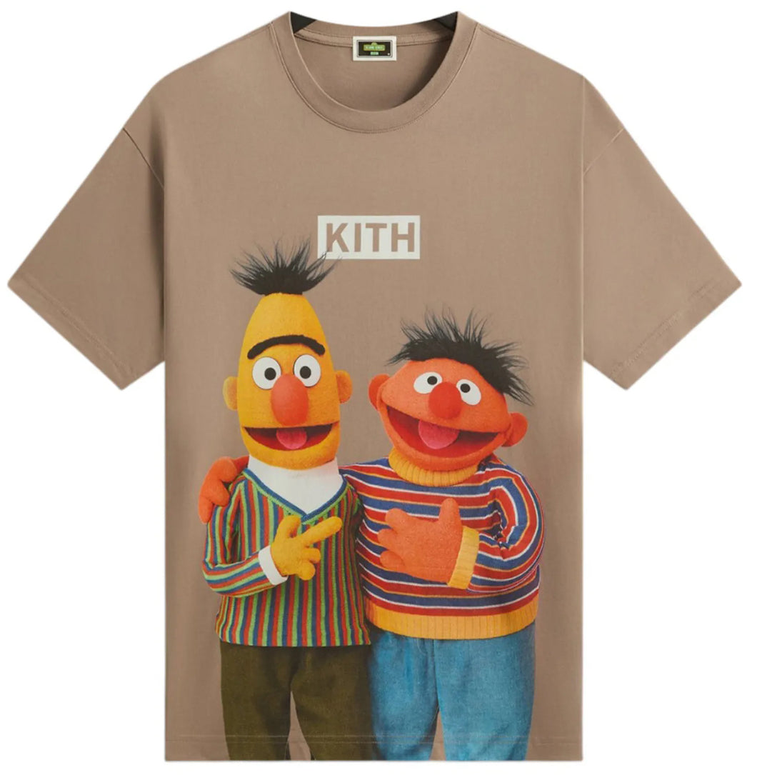 Kith x Sesame Street Bert & Ernie Tee Quicksand