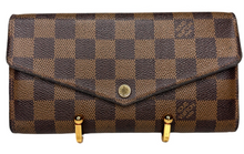 Load image into Gallery viewer, Louis Vuitton Sarah Wallet Damier Ebene
