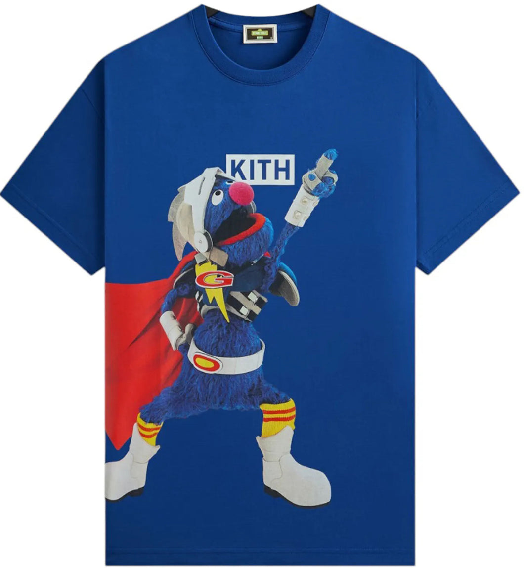 Kith x Sesame Street Super Grover Tee Current