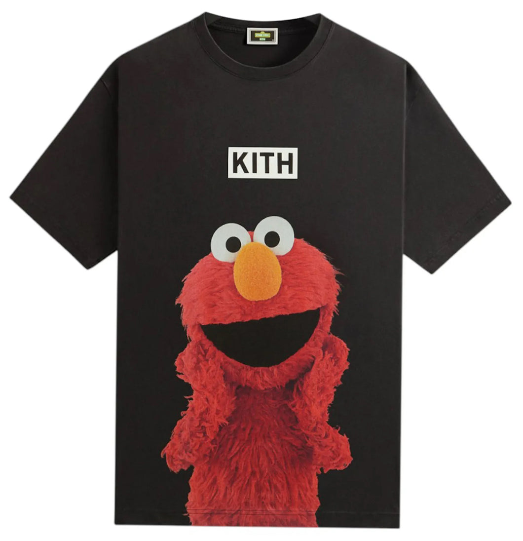 Kith x Sesame Street Elmo Tee Black