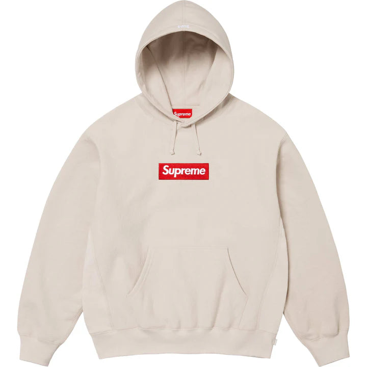 Supreme Box Logo Hooded Sweatshirt Sweatshirt (FW24) Stone